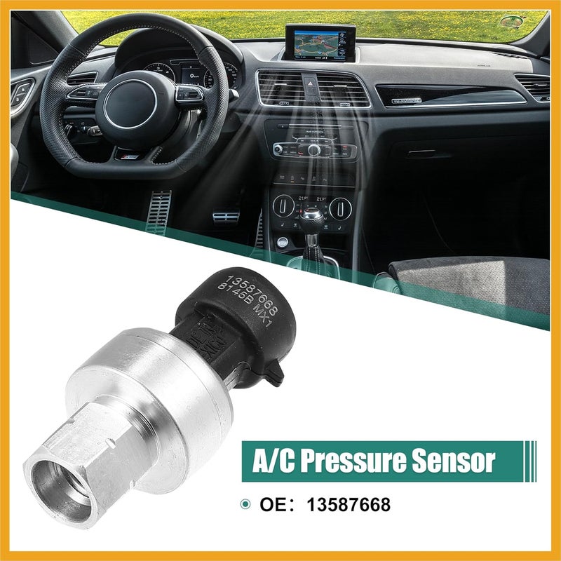 Partuto 13587668 A/C Pressure Sensor Switch 22634172 Air Conditioner Clutch Cycle Switch OE for GMC Sierra for Pontiac for Buick Replacement - Image 2